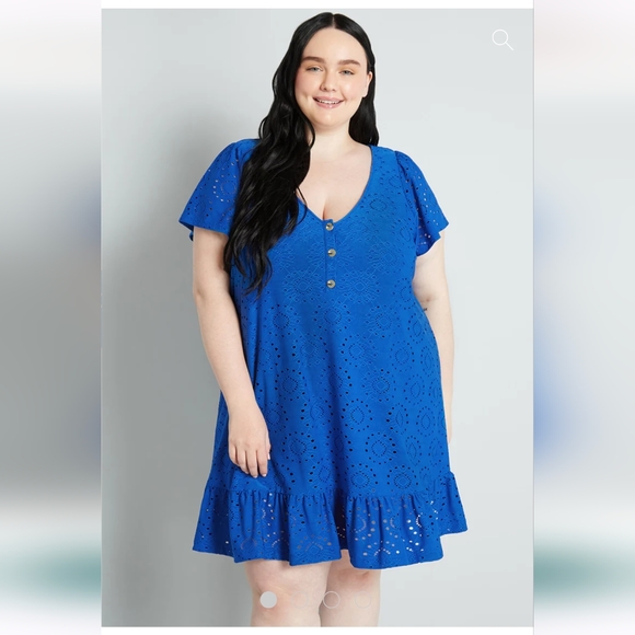 Modcloth Light Shining Through Babydoll Dress - Picture 8 of 10